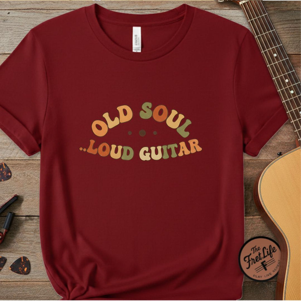 Printify T-Shirt Chili / S Old Soul, Loud Guitar | Premium T-Shirt