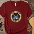Printify T-Shirt Chili / S Solid Guitar Tee | Gibson SG Rock Electric Guitar Fan Shirt