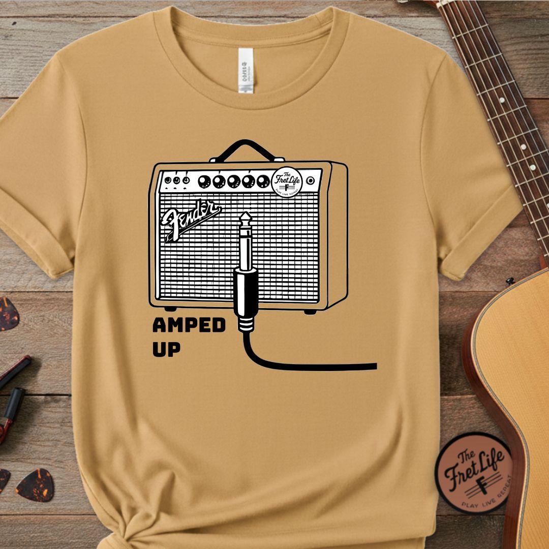 Printify T-Shirt Citrus / S Amped Up T-Shirt