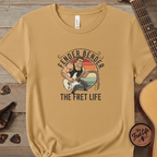 Printify T-Shirt Citrus / S Fender Bender: The Fret Life T-Shirt (Vintage Rocker Edition)