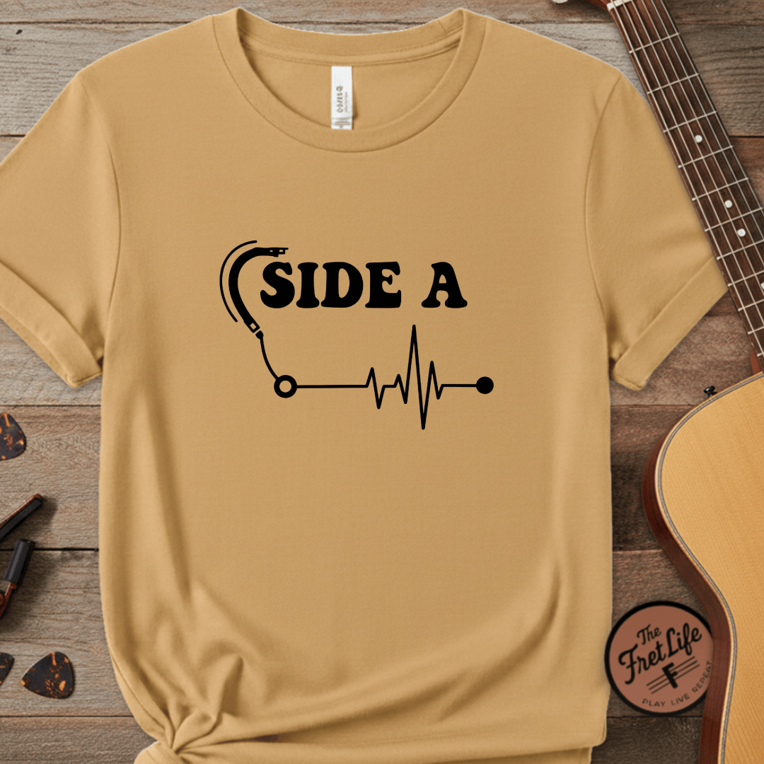 Printify T-Shirt Citrus / S Side A Vinyl Pulse Graphic Tee