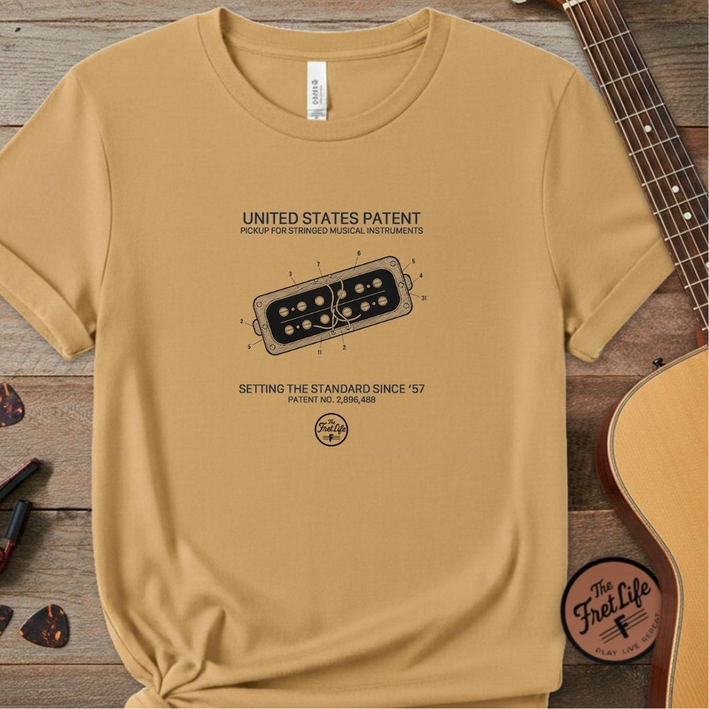 Printify T-Shirt Citrus / S The Golden Era: 1957 Pickup Patent T-Shirt