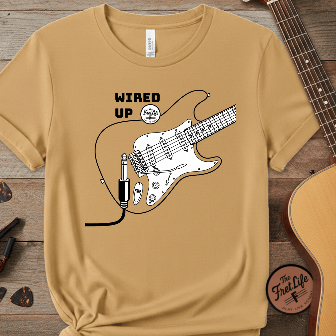 Printify T-Shirt Citrus / S Wired Up T-Shirt