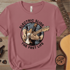 Printify T-Shirt Crimson / S Electric Slide: The Soulful Glide Tee