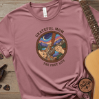 Printify T-Shirt Crimson / S Grateful Mom: Night Jam Fret Life T-Shirt