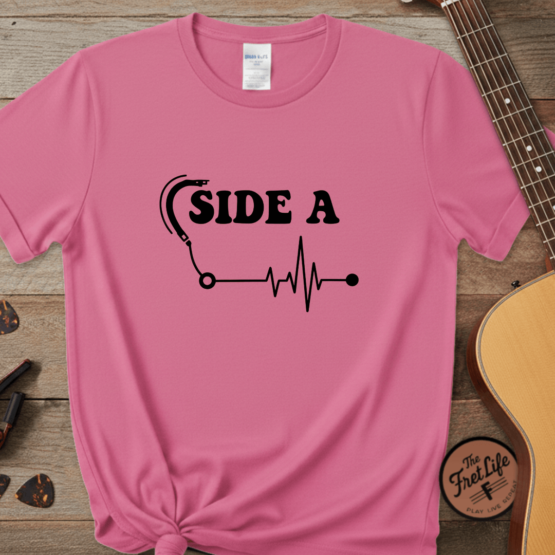 Printify T-Shirt Crunchberry / S Side A Vinyl Pulse Graphic Tee
