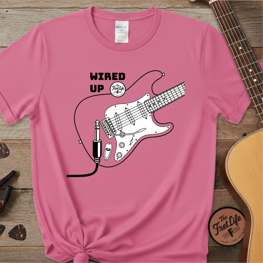 Printify T-Shirt Crunchberry / S Wired Up T-Shirt
