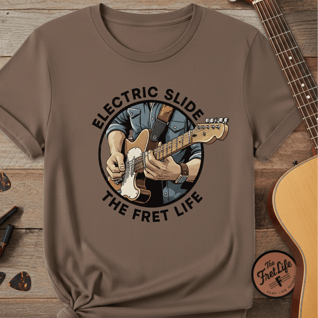 Printify T-Shirt Espresso / S Electric Slide: The Soulful Glide Tee