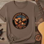 Printify T-Shirt Espresso / S Fingerpickin' Folk Life: The Acoustic Campfire Tee