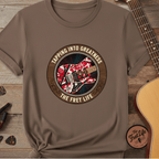 Printify T-Shirt Espresso / S Franken-strat T-Shirt | EVH Legend Guitar Fan Tee