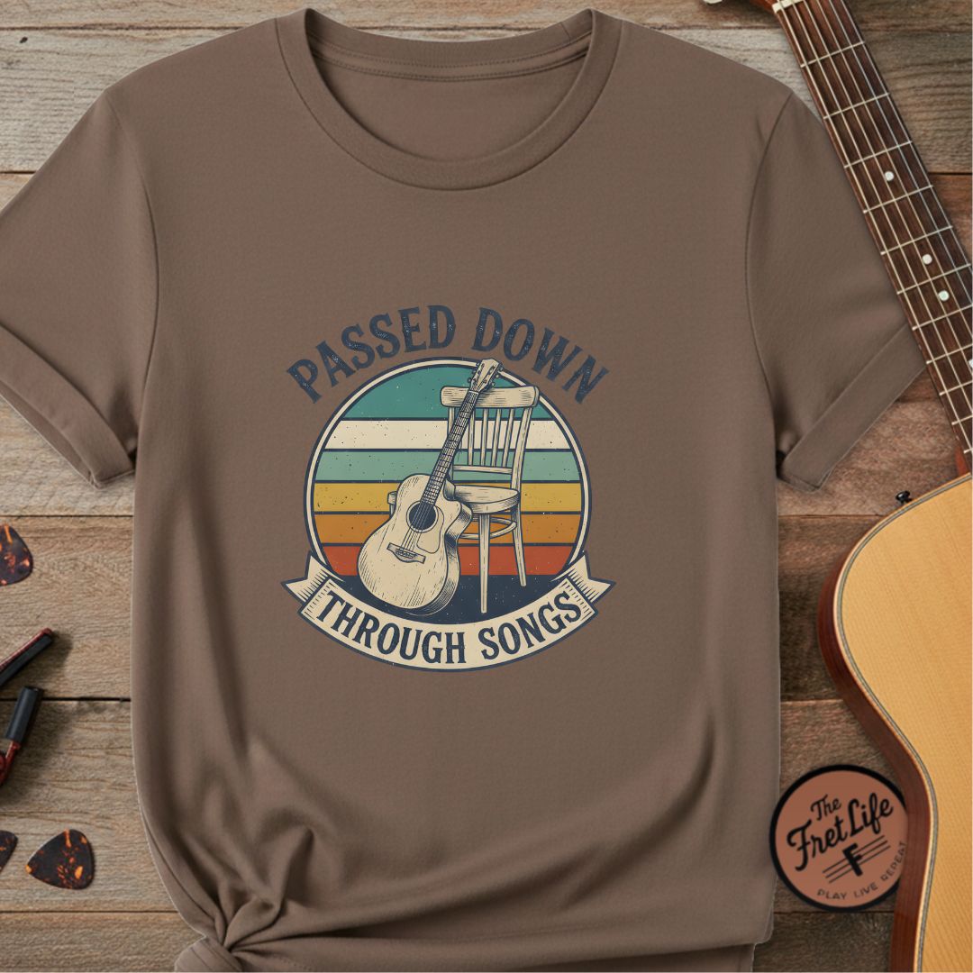 Printify T-Shirt Espresso / S Passed Down Through Songs | Premium T-Shirt