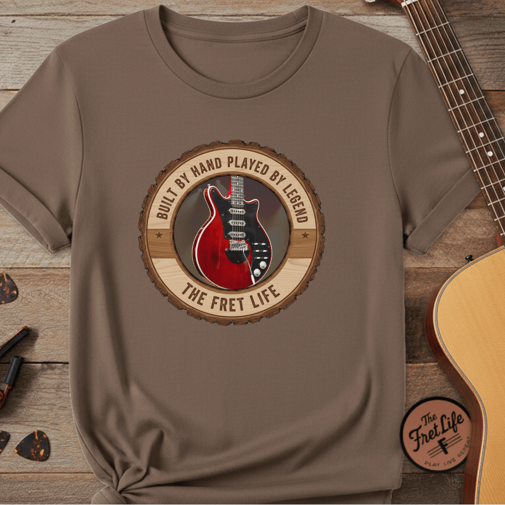 Printify T-Shirt Espresso / S Red Special T-Shirt | BM Guitar Legend Fan Tee