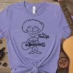 Printify T-Shirt Flo Blue / S "Acoustic Eyeball Rocker" Tee: Unplugged & Unhinged Guitarist Graphic