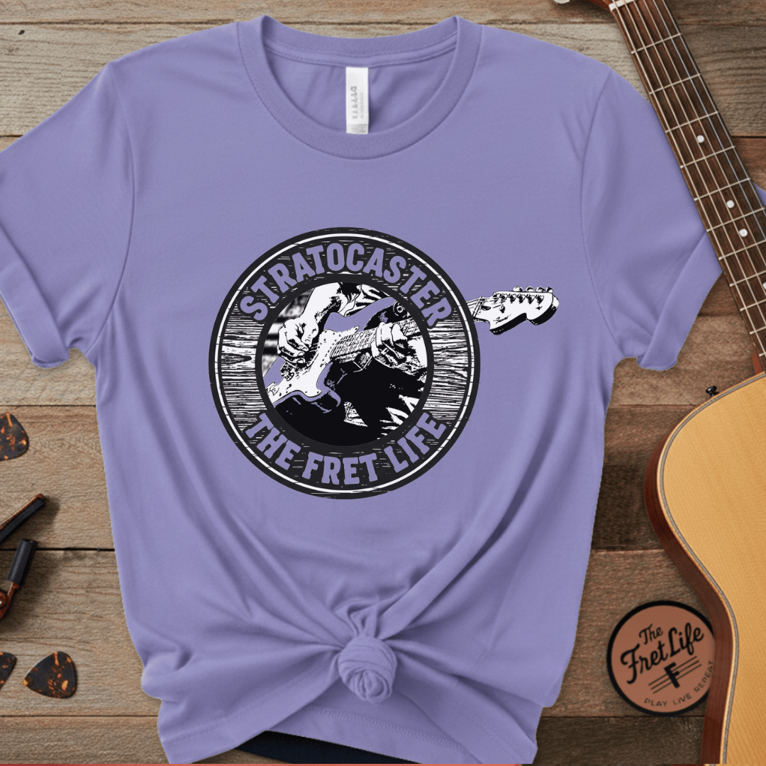 Printify T-Shirt Flo Blue / S The Stratocaster Tee: Wear your passion