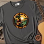 Printify T-Shirt Grey / S Positive Vibrations - The Fret Life Reggae Tee