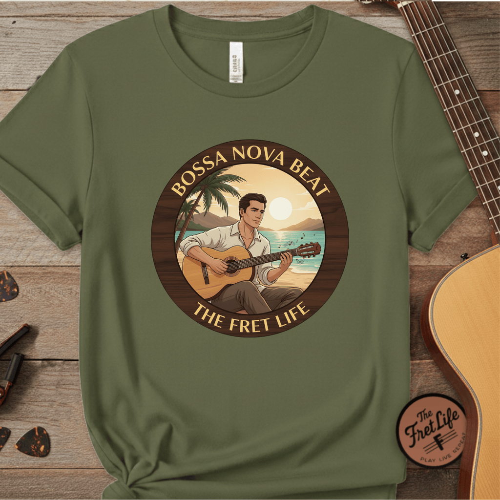 Printify T-Shirt Hemp / S Bossa Nova Beat - Sunshine Fret Life Tee