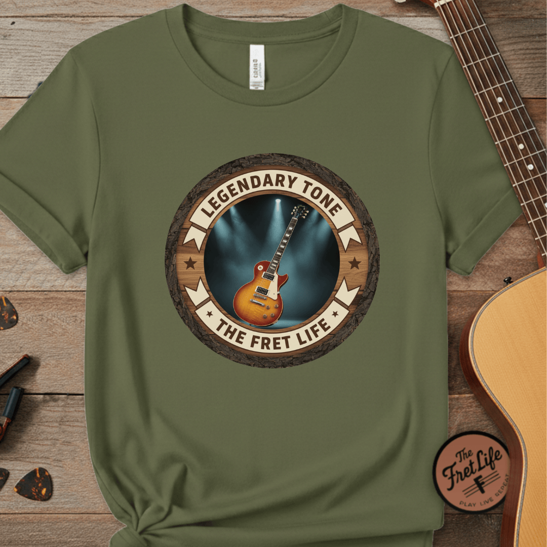 Printify T-Shirt Hemp / S Legendary Tone Tee | Gibson Les Paul Electric Guitar Fan Shirt