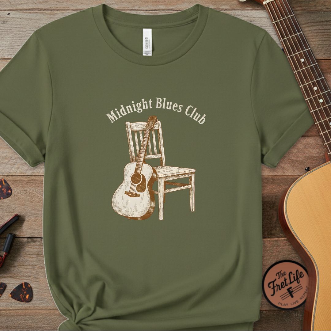 Printify T-Shirt Hemp / S "Midnight Blues Club" Premium Tee