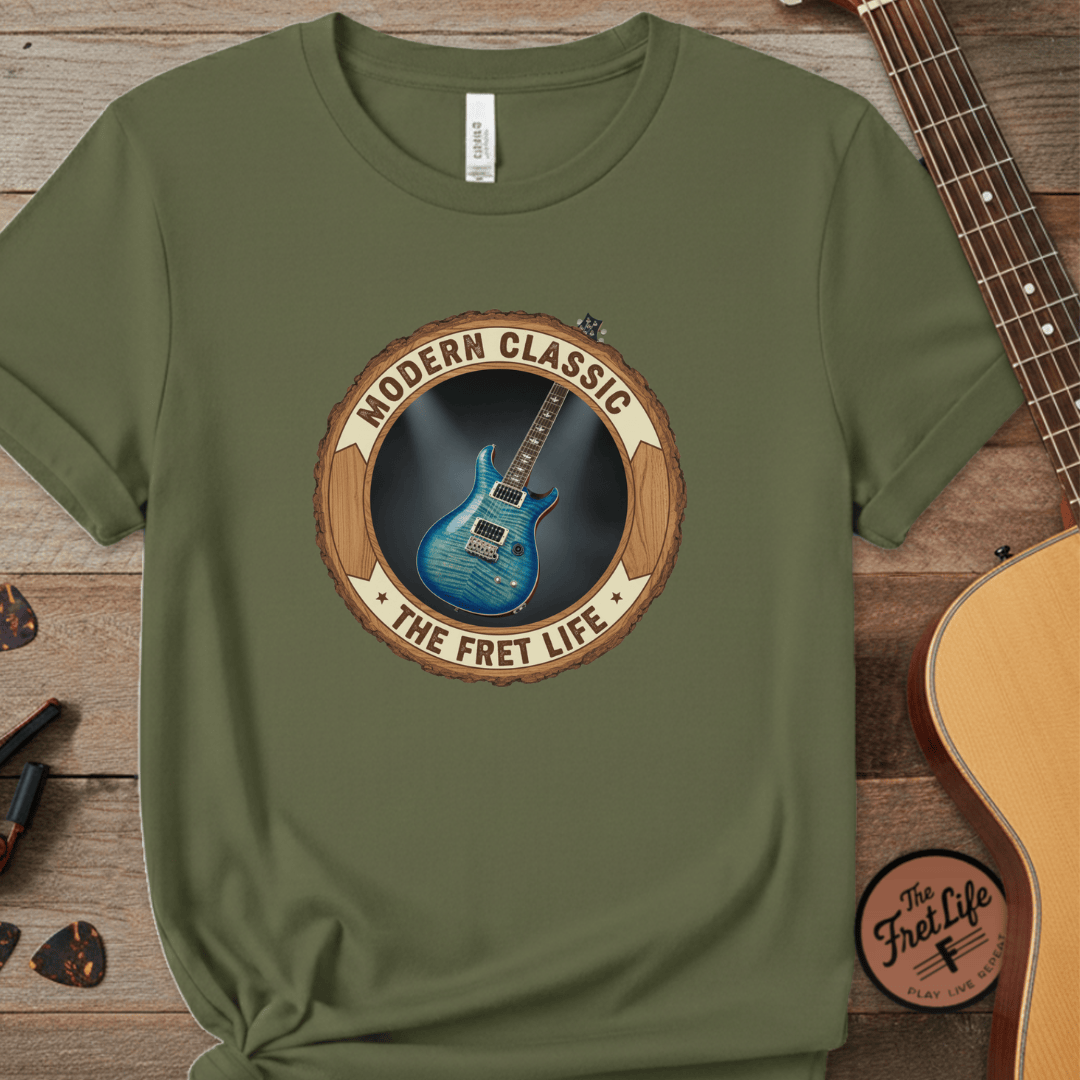 Printify T-Shirt Hemp / S Modern Classic Tee | PRS Custom 24 Electric Guitar Fan Shirt