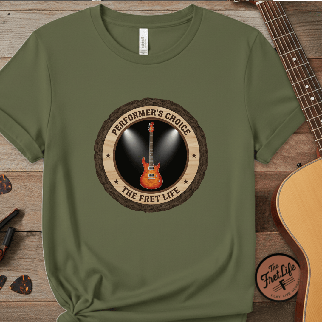 Printify T-Shirt Hemp / S Performer's Choice Tee | Music Man Luke Axis Electric Guitar Shirt