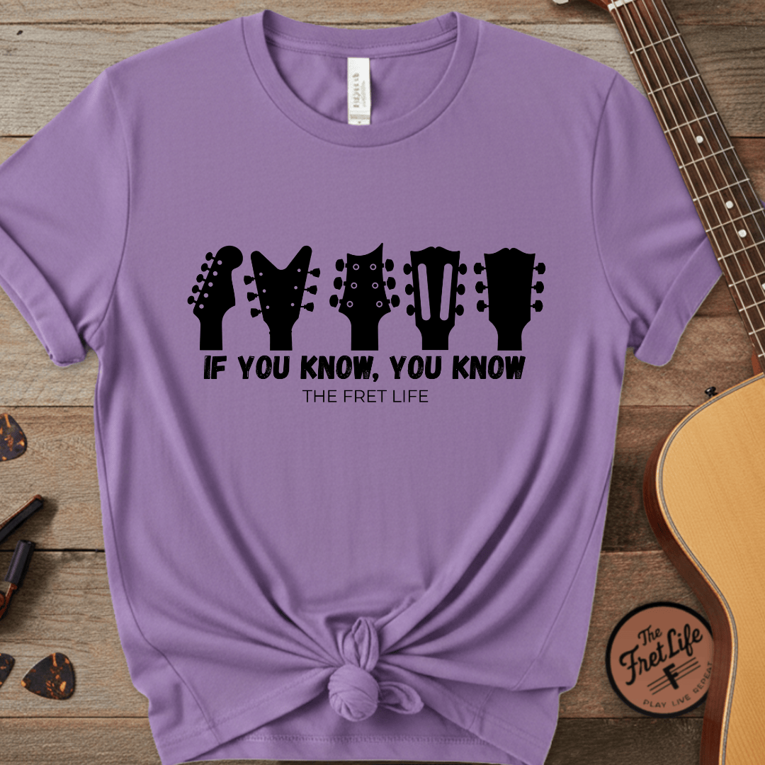 Printify T-Shirt If You Know, You Know – The Ultimate Headstock TributeTee
