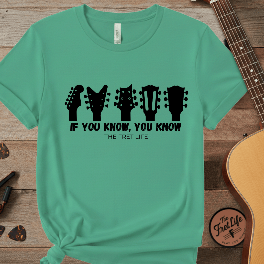 Printify T-Shirt Island Green / S If You Know, You Know – The Ultimate Headstock TributeTee