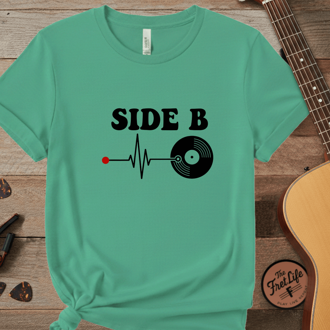 Printify T-Shirt Island Green / S Side B Deep Groove Graphic Tee