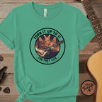 Printify T-Shirt Island Green / S Turn it Up to 11 Unisex Guitar T-Shirt - Music Lover Gift Idea