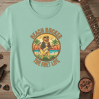 Printify T-Shirt Island Reef / S Beach Rocker: Golden's Sunset Shred Fret Life Tee