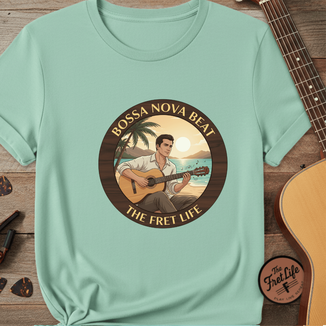 Printify T-Shirt Island Reef / S Bossa Nova Beat - Sunshine Fret Life Tee