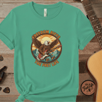 Printify T-Shirt Island Reef / S Freedom Riffs: The Eagle's Patriotic Shred Fret Life Tee