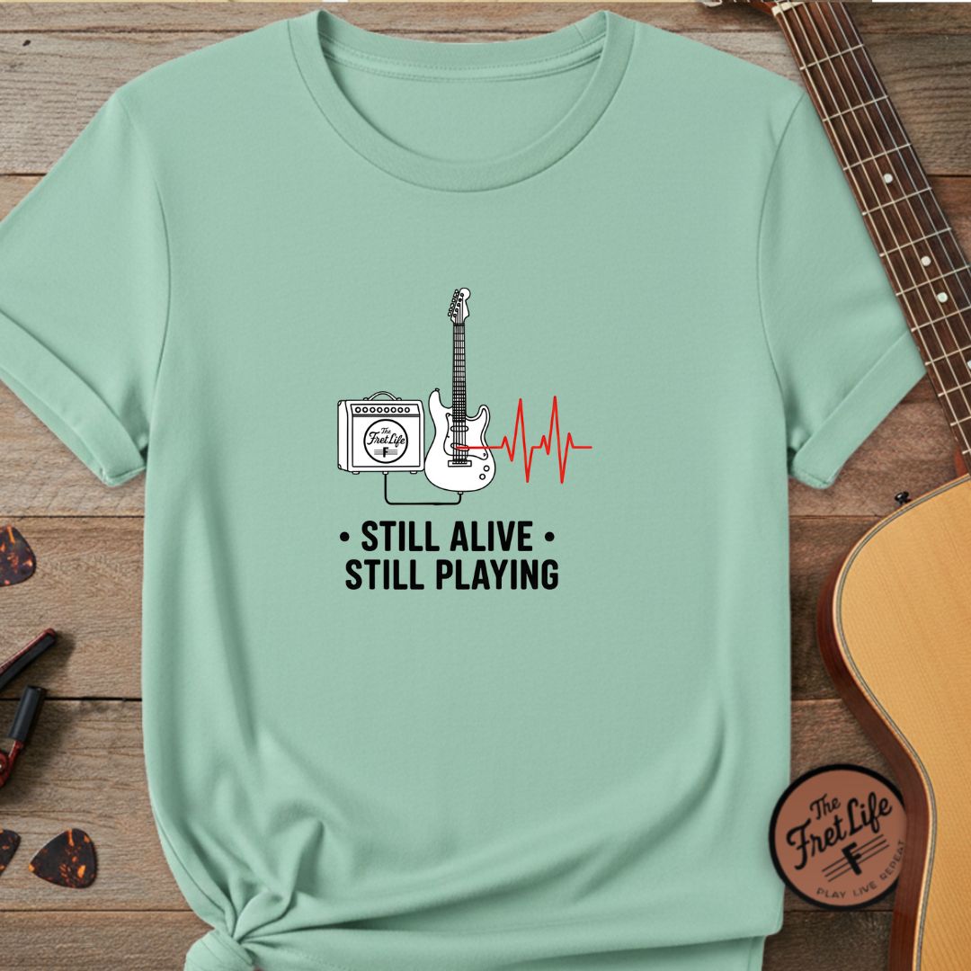 Printify T-Shirt Island Reef / S Still Alive, Still Playing | Premium T-Shirt