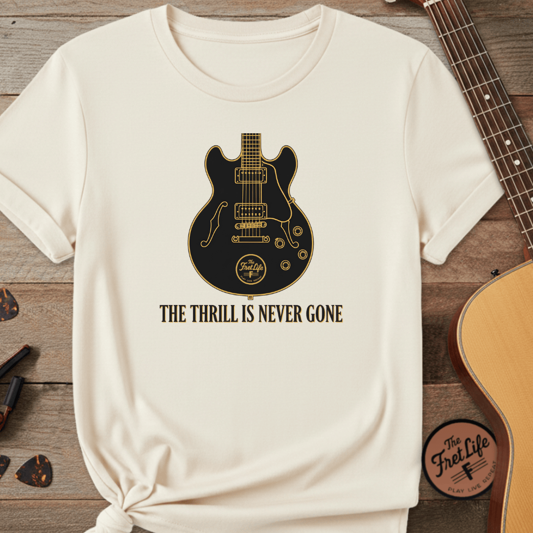 Printify T-Shirt Ivory / L The Thrill Is Never Gone – A Tribute to the King of the Blues Tee