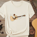 Printify T-Shirt Ivory / S Acoustic Guitar Strumming | Premium T-Shirt