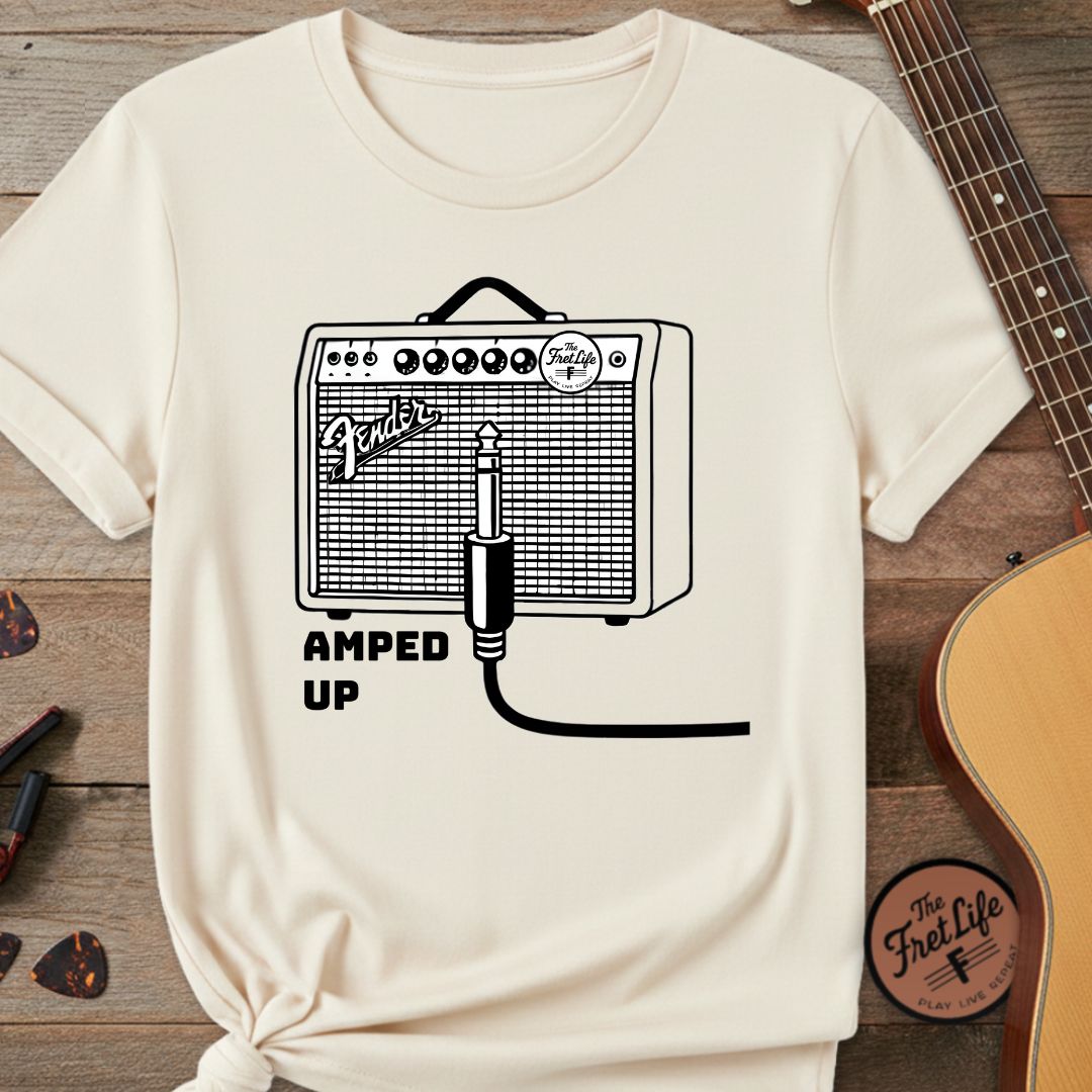 Printify T-Shirt Ivory / S Amped Up T-Shirt