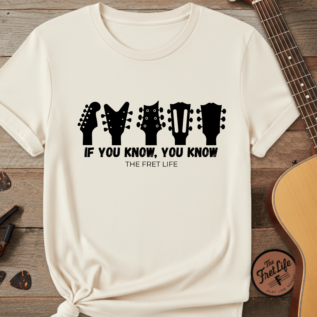 Printify T-Shirt Ivory / S If You Know, You Know – The Ultimate Headstock TributeTee