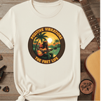 Printify T-Shirt Ivory / S Positive Vibrations - The Fret Life Reggae Tee