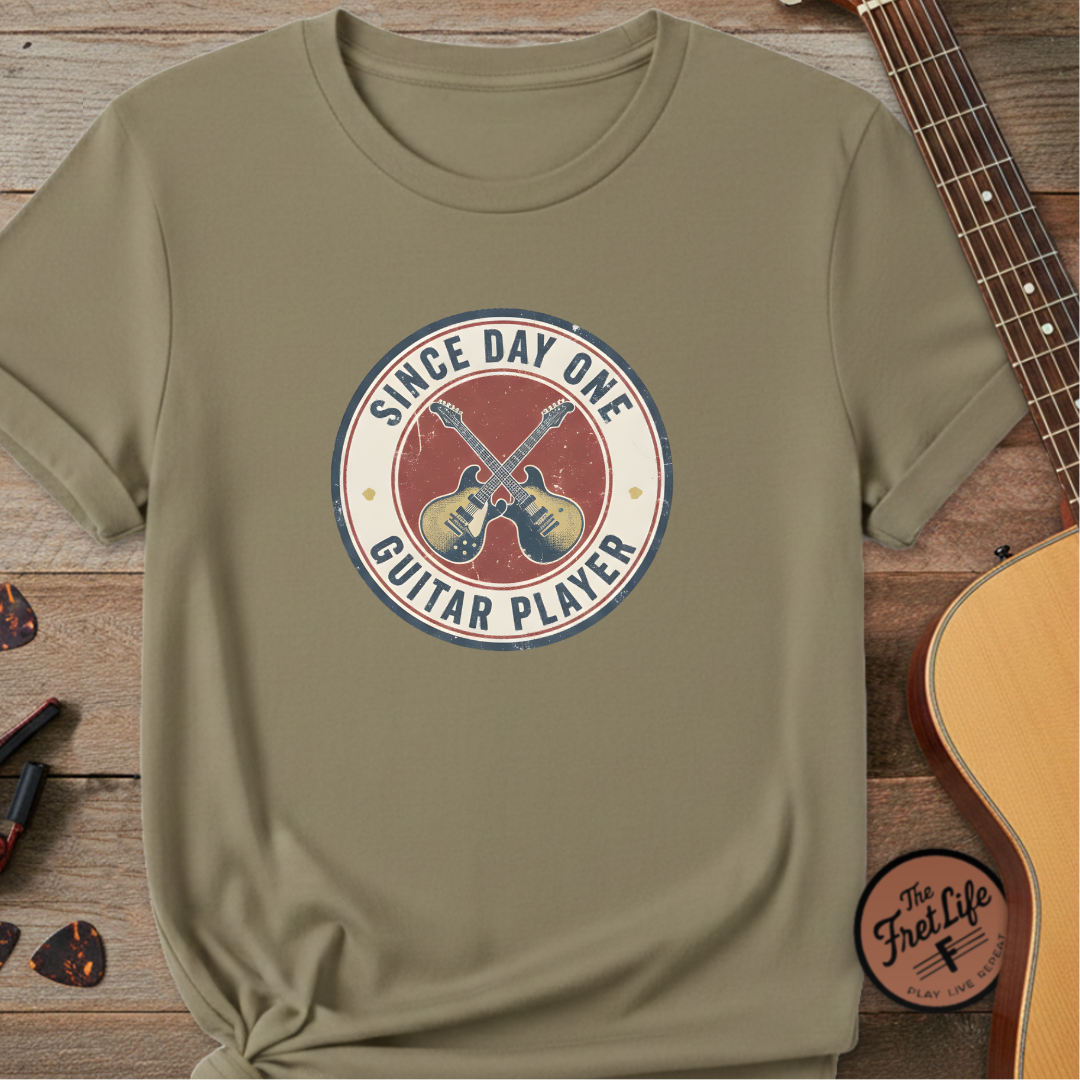 Printify T-Shirt Khaki / S Since Day One - Premium Tee