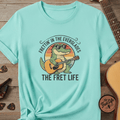 Printify T-Shirt Lagoon Blue / S Frettin' in the Everglades: The Gator Guitarist Tee