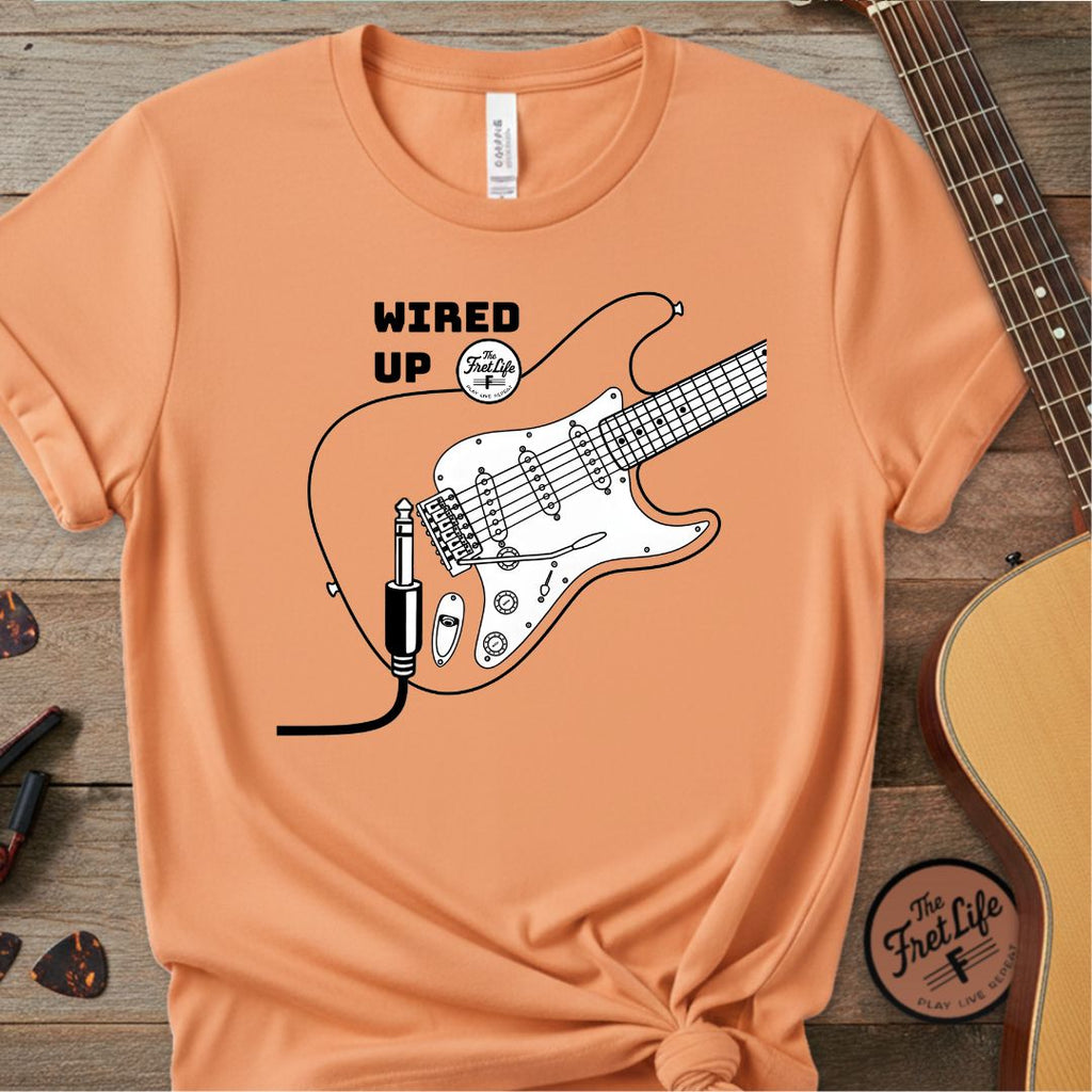 Printify T-Shirt Melon / S Wired Up T-Shirt