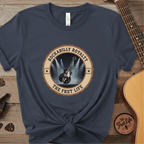 Printify T-Shirt Midnight / S Rockabilly Royalty Tee | Gretsch Duo Jet Falcon Electric Guitar Shirt