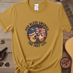 Printify T-Shirt Mustard / S American Harmony - The Fret Life Edition Tee