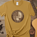 Printify T-Shirt Mustard / S Nylon Strings, Grand Design: The Classical Guitar Tee