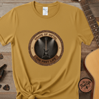 Printify T-Shirt Mustard / S Shape of Metal Tee | BC Rich Warlock Mockingbird Heavy Metal Guitar Shirt