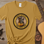 Printify T-Shirt Mustard / S SRV Style Tee | Blues Guitar Fan T-Shirt