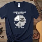 Printify T-Shirt Navy / S Household Budget Allocation: It’s Just Math Premium T-Shirt