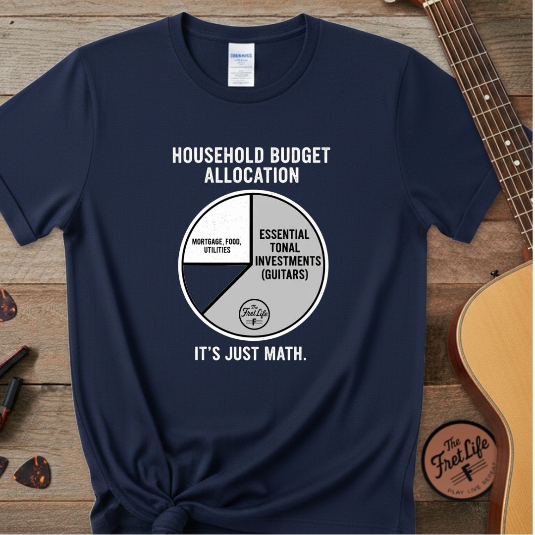 Printify T-Shirt Navy / S Household Budget Allocation: It’s Just Math Premium T-Shirt