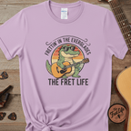 Printify T-Shirt Orchid / 3XL Frettin' in the Everglades: The Gator Guitarist Tee