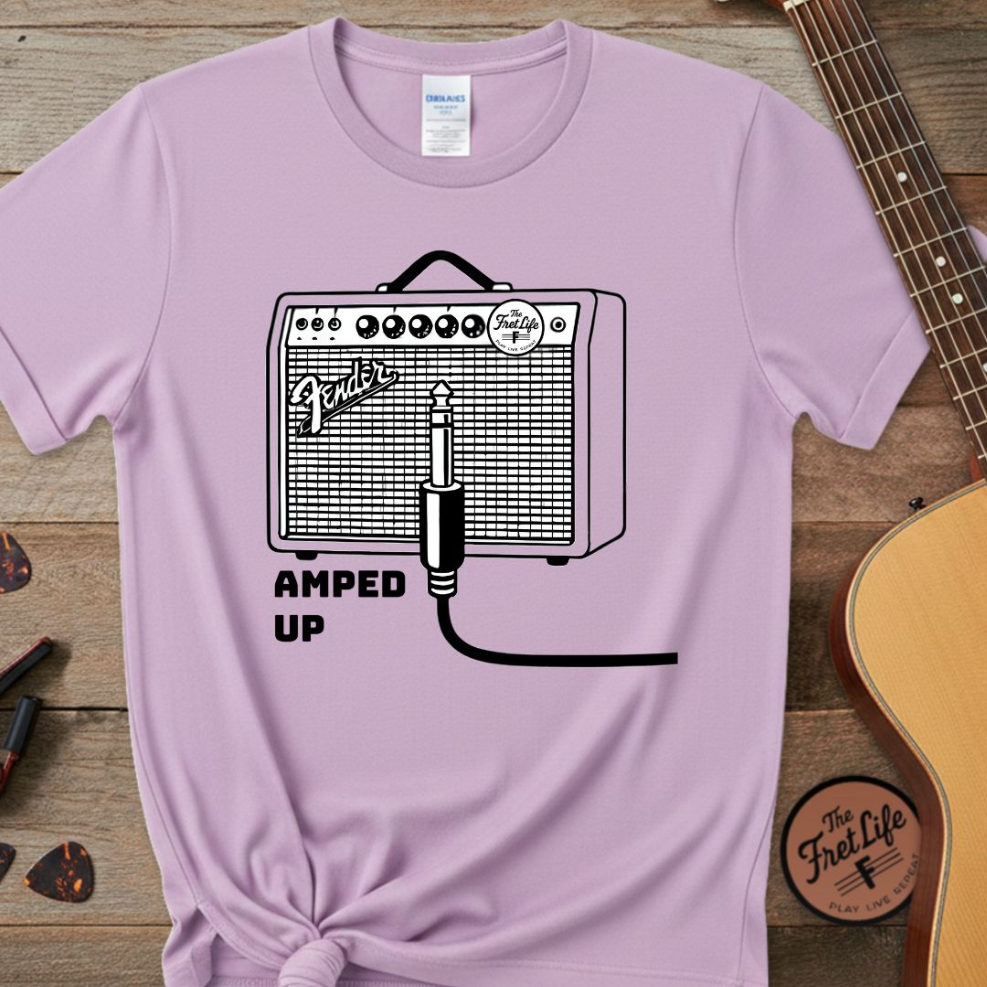 Printify T-Shirt Orchid / S Amped Up T-Shirt