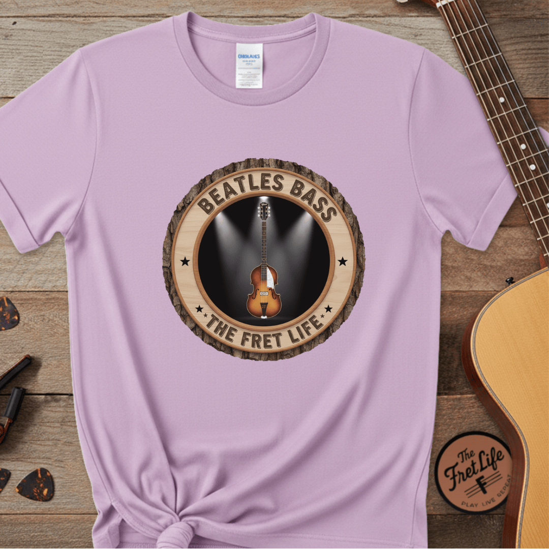 Printify T-Shirt Orchid / S Beatles Bass Tee | Hofner Violin Bass PM Fan Shirt